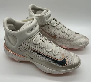 Botines de béisbol Nike Alpha Huarache Elite 4 altos para hombre talla 13 Jackie Robinson Day - Imagen 1 de 7