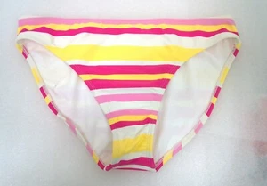 *ISAAC MIZRAHI* SIZE L WOMEN'S Pink &Yellow Swimming Suit BOTTOM - Picture 1 of 4