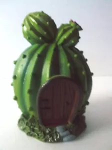 Fairy Garden Miniature Cactus Shaped House 4" Tall NEW - Picture 1 of 4