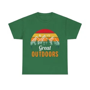 Tolles T-Shirt Outdoor Wandern Abenteuer Natur Camping Unisex schwere Baumwolle - Bild 1 von 41