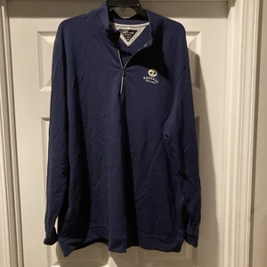 Pacific Dunes Pullover Herren XXL marineblau AdiPure 1/4-Reißverschluss Adidas Golf gebraucht, in einwandfreiem Zustand - Bild 1 von 6