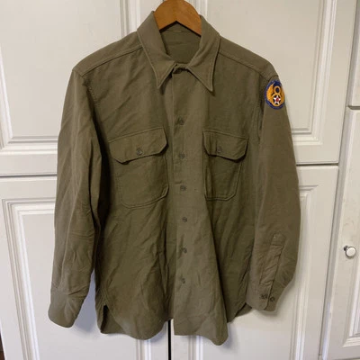 Rare WW2 8th Air Force Dress Shirt Medium -Large - Image 1 of 4