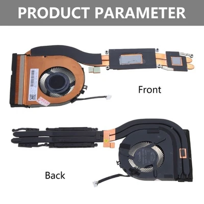 New CPU Cooler Fans 5Pin Mute Fan Radiator For ThinkPads T470 T480 01YR202 - Image 1 of 4
