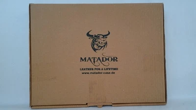 MATADOR Barcelona Men's Document Folder, Genuine Leather, (light Brown) - Image 1 of 4