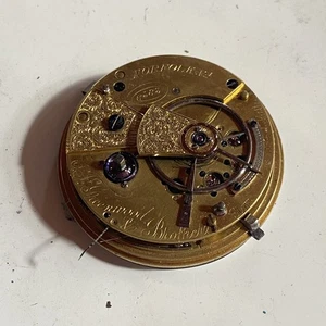 ANTIGUO 45MM C.F. MOVIMIENTO RELOJ BOLSILLO GREENWOOD & BROTHER - PARA RESTAURAR  - Imagen 1 de 2