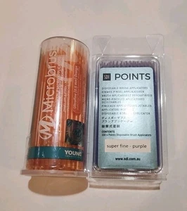 Young & SDI Microbrush Applicator Tips Dental Micro Brush 200 Pack - Picture 1 of 5