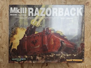 Warhammer 40k Space Marine Razorback MkIII 2003 Vintage Nuovo Sigillato 3° Edizione - Foto 1 di 4