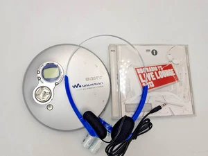 Sony D-EJ750 CD Walkman Discman Stereo Portable Compact Disc Player Silver Vtg - Picture 1 of 24
