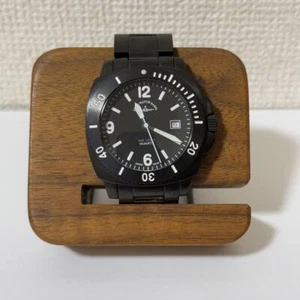 Genuine Zeno Watch Diver Wristwatch Black Swiss Watch Zeno Analog - Picture 1 of 11