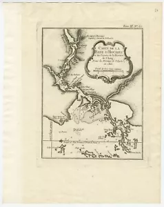 Antica mappa della bocca del fiume Chiang di Bellin (1764) - Foto 1 di 1
