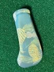 GOLF PINEAPPLE FAIRWAY WOOD HEADCOVER - Teal Yellow Head Cover GREAT