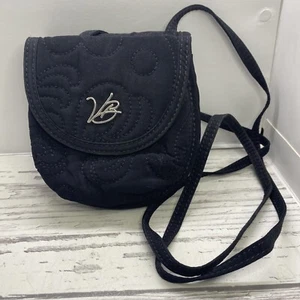 Vera Bradley Black Crossbody Purse/Wallet Belt Bag Small - Picture 1 of 10