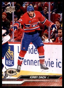 2023-24 Upper Deck Series 1 Kirby Dach Rookie Montreal Canadiens #98