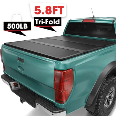 5.8FT Hard Tonneau Cover Truck Bed for 2007-2025 Chevy Silverado GMC Sierra 1500 - Image 1 of 4