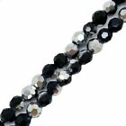 Faceted Round Glass Crystal Beads Strand -  4mm 6mm 8mm 10mm 12mm, Choose Colour