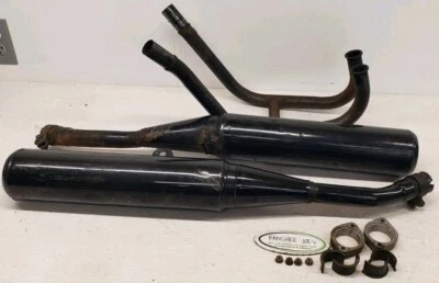 Silenciadores de cabezal de escape Kawasaki Ninja 250R 1988-2007 con hardware #18049-1431... Foto 1 de 4