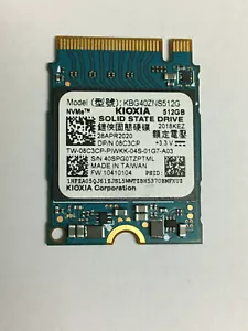 Toshiba KIOXIA 256GB 512GB 1TB SSD M.2 2230 PCIe NVMe STATE DRIVE FOR LAPTOP - Picture 1 of 29