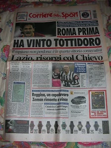 CORRIERE DELLO SPORT  17-12-2001  LA ROMA DI CAPELLO BATTE IL MILAN DI ANCELOTTI - Foto 1 di 1