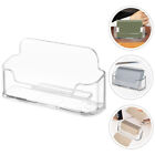 4pcs Card Holders Business Card Holder Acrylic Name Card Holder Display Box