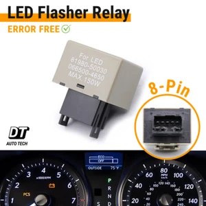 Relé flash LED de 8 pines fijación hiperflash para decodificador de señal de giro LEXUS TOYOTA - Imagen 1 de 5