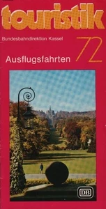 touristik. Ausflugsfahren 1972. [Prospekt] / Herausgeber: Bundesbahndirektion Ka - Bild 1 von 1