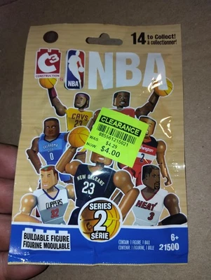 NUEVO NBA C3 Construcción Serie 2 Figura Construible Paquete Misterioso Foto 1 de 2