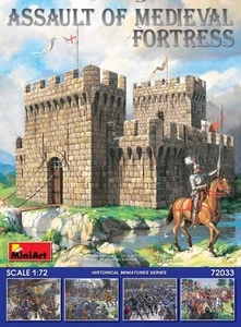 MiniArt 1/72 Assault of Medieval Fortress w/figures - Picture 1 of 1