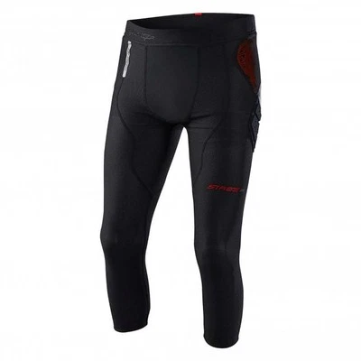 Troy Lee MX25 Motocross Armoured Pants Men - Stage Ghost D3O - Black, Red — 第 1/4 张图片
