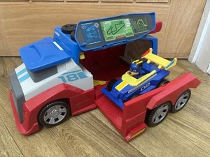 Paw Patrol Ready Race Rescue Mobile Pit Stop Team Vehicle Truck & Race Car - Picture 1 of 11