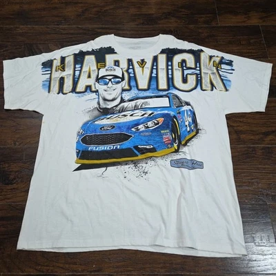Men's Kevin Harvick Stewart-Haas Racing Team Busch AOP 3XL Tshirt NASCAR - Image 1 of 4