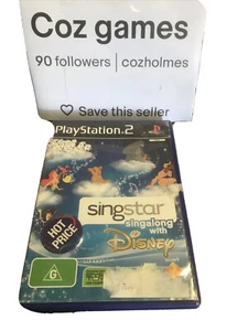 SingStar Singalong With Disney For The PlayStation 2 PS2 Complete - Picture 1 of 4