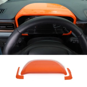 Cubierta naranja del panel de instrumentos del panel de instrumentos para Ford Maverick 2022-2023 - Imagen 1 de 3