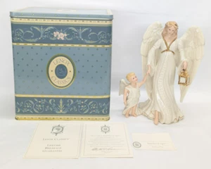 Lenox Classics Annual Angel Guardian of Light 1998 In Tin Box w Certificate - Picture 1 of 10