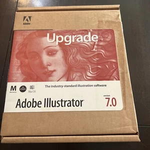 Brand New Authentic Adobe Illustrator 7.0 Macintosh Mac - Picture 1 of 3