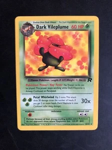 WOTC Pokemon Card Dark Vileplume Team Rocket Non Holo Rare 30/82 NM - Picture 1 of 6