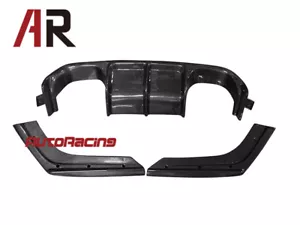 GT3 Style (3pcs) Carbon Fiber Rear Bumper Diffuser Fits 2014+ BMW F80 M3 F82 M4 - Bild 1 von 1