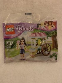 NEW SEALED LEGO Friends 30106 Ice Cream Stand Poly Bag Emma Mini-Doll Minifigure