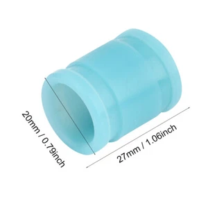 Light Blue 2pcs RC Exhaust Pipe Siliconeeeve For 1:10 Nitro On Road Car LX - Picture 1 of 10