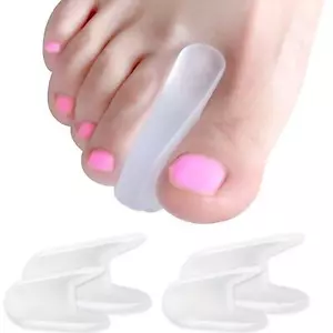 Zehenspreizer Hallux Valgus,Silikon Zehen Abstandhalter für überlappende Zehen - Bild 1 von 11