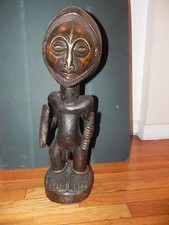 Arts of Africa - Luba Warrior - DRC - Congo - 25" Height x 7" Wide