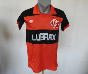 Flamengo Retro Jersey #10 Dias Sports Red Black Shirt Size M Vintage Football - Picture 1 of 8