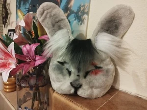 Kaninchen Therianer Maske. Faschingsmaske. Handgefertigte Maske. - Bild 1 von 6