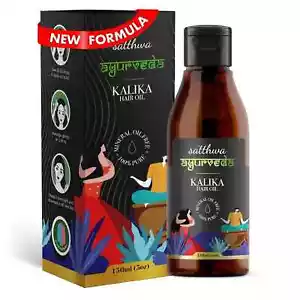 Satthwa Kalika Hair Oil - Make Your Hair Naturally Darker (150ml) - Picture 1 of 5