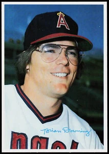 1980 Topps Superstar Photos JUMBO 5X7 Brian Downing #49 BASEBALL Angels - Picture 1 of 2