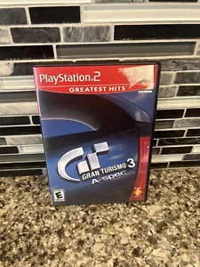 Gran Turismo 3 A-spec Sony PlayStation 2 PS2 Complete CIB Greatest Hits - Picture 1 of 3