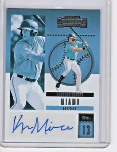 Kameron Misner-Miami Marlins- 2020 Contenders Autographed Card #CA-KM - Picture 1 of 2