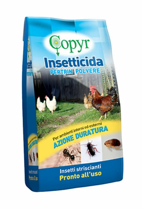 COPYR INSETTICIDA PERTRIN POLVERE A BASE DI PERMETRINA PER PULCI PIDOCCHI 1KG (34607)