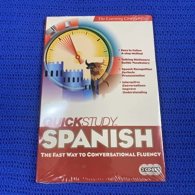 The Learning Company - ¡Juego de 3 CD de estudio rápido en español! ¡Nuevo y precintado!  Foto 1 de 2