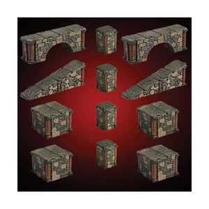 Dwarven Forge Dwarvenite Painted Vaulted Dungeon Elevation NM - Picture 1 of 1