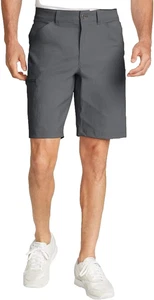 Pantalón corto técnico ligero elástico Eddie Bauer para hombre, gris, talla 40 - Imagen 1 de 4
